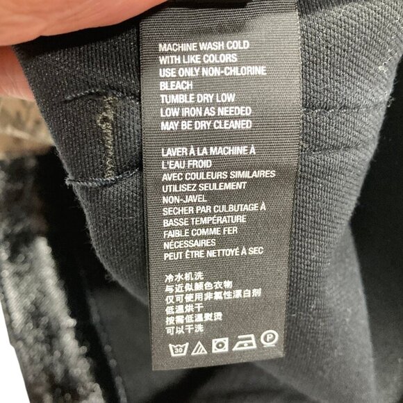 We the Free People Shiny Black Jeans, Size 27, Coated Faux Leather, Skinny - Picture 12 of 14